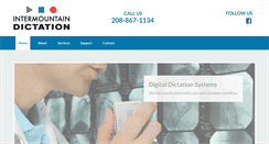 Desktop Screenshot of intermountaindictation.com